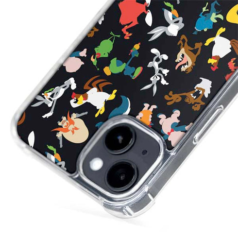 Looney Tunes Identity Pattern iPhone 15 Plus MagSafe Case