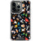 Looney Tunes Identity Pattern iPhone 14 Pro Clear Case