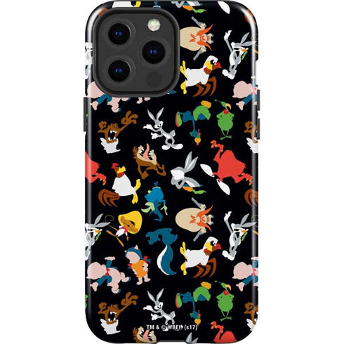 Looney Tunes Identity Pattern iPhone 14 Pro Max Impact Case