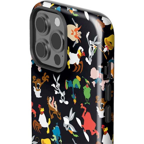 Looney Tunes Identity Pattern iPhone 15 Pro Max Impact Case