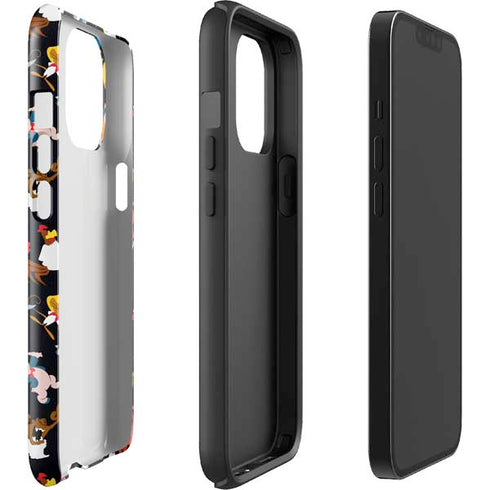 Looney Tunes Identity Pattern iPhone 14 Pro Max Impact Case