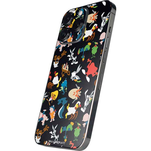 Looney Tunes Identity Pattern iPhone 14 Pro Max Skin