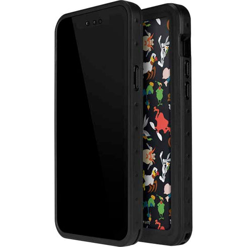 Looney Tunes Identity Pattern iPhone 14 Pro Max Waterproof Case