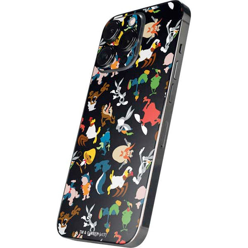 Looney Tunes Identity Pattern iPhone 14 Pro Skin