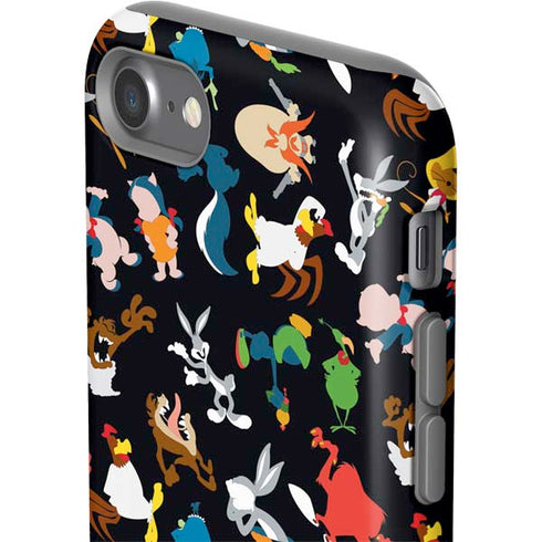 Looney Tunes Identity Pattern iPhone SE (2nd & 3rd Gen) Pro Case