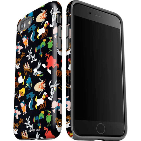 Looney Tunes Identity Pattern iPhone SE (2nd & 3rd Gen) Pro Case