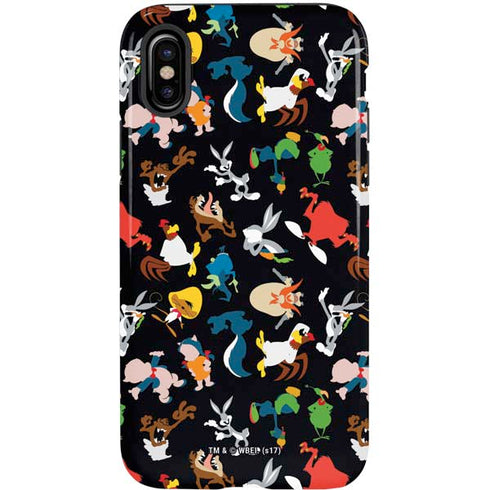 Looney Tunes Identity Pattern iPhone X Pro Case
