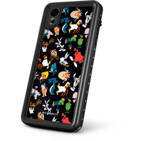 Looney Tunes Identity Pattern iPhone XR Waterproof Case