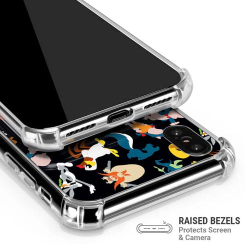 Looney Tunes Identity Pattern iPhone XS Max Clear Case