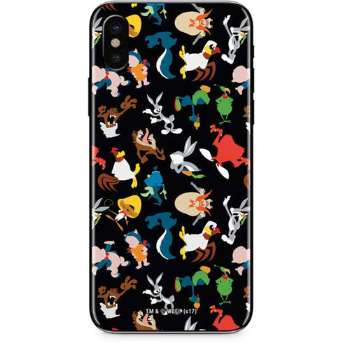 Looney Tunes Identity Pattern iPhone XS Skin