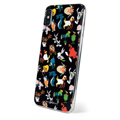 Looney Tunes Identity Pattern iPhone XS Skin