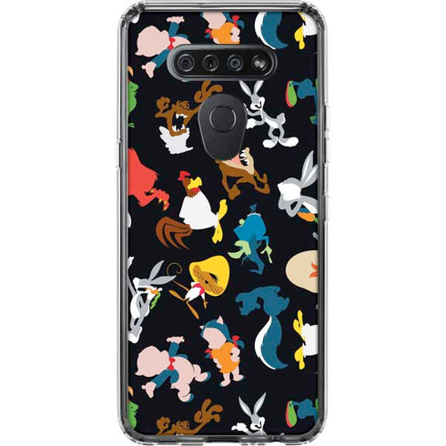 Looney Tunes Identity Pattern LG K51/Q51 Clear Case
