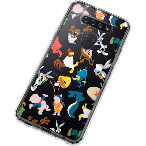 Looney Tunes Identity Pattern LG K51/Q51 Clear Case