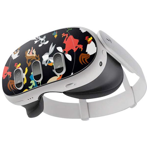 Looney Tunes Identity Pattern Meta Quest 3 Skin