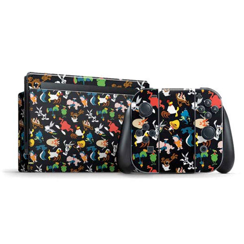 Looney Tunes Identity Pattern Nintendo Switch Bundle Skin