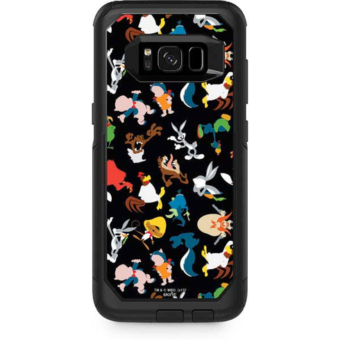 Looney Tunes Identity Pattern Otterbox Commuter Galaxy Skin