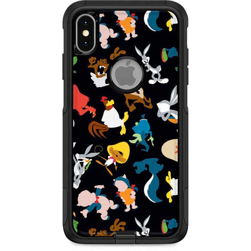 Looney Tunes Identity Pattern Otterbox Commuter iPhone Skin