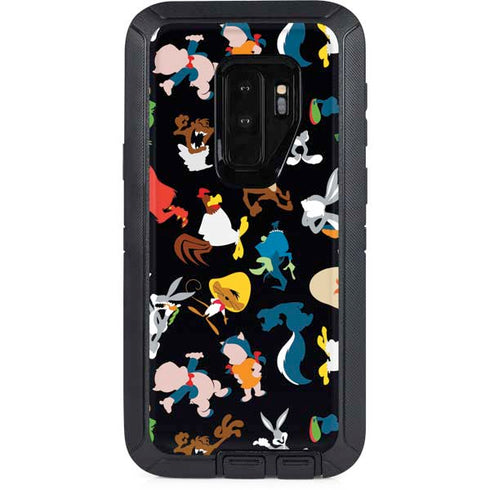 Looney Tunes Identity Pattern Otterbox Defender Galaxy Skin