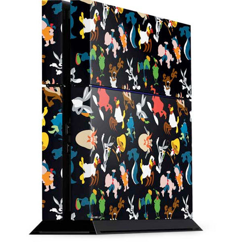 Looney Tunes Identity Pattern PS4 Console Skin