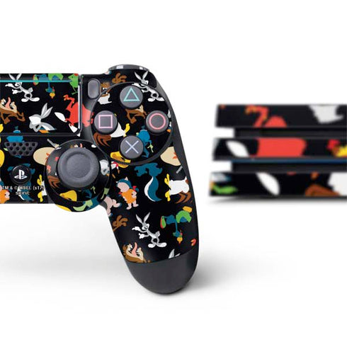 Looney Tunes Identity Pattern PS4 Pro Bundle Skin
