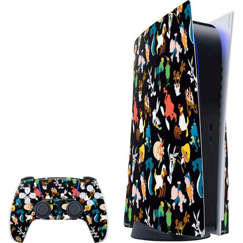 Looney Tunes Identity Pattern PS5 Bundle Skin