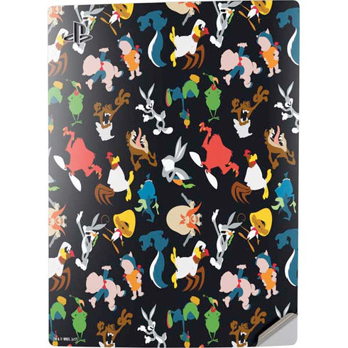 Looney Tunes Identity Pattern PS5 Digital Edition Console Skin