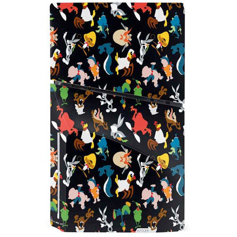 Looney Tunes Identity Pattern PS5 Slim Disk Console Skin