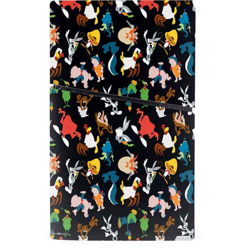 Looney Tunes Identity Pattern PS5 Slim Digital Edition Bundle Skin