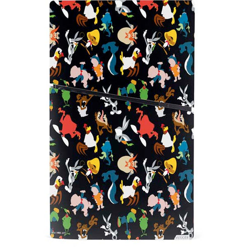 Looney Tunes Identity Pattern PS5 Slim Digital Edition Console Skin