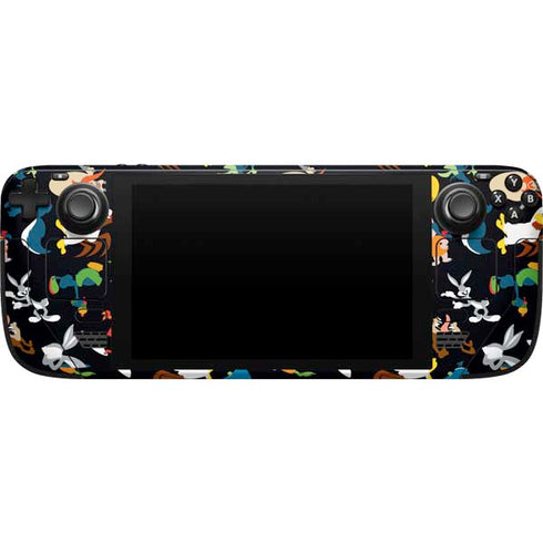 Looney Tunes Identity Pattern Steam Deck Handheld Gaming Computer Skin