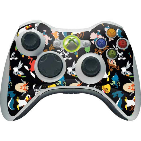 Looney Tunes Identity Pattern Xbox 360 Wireless Controller Skin