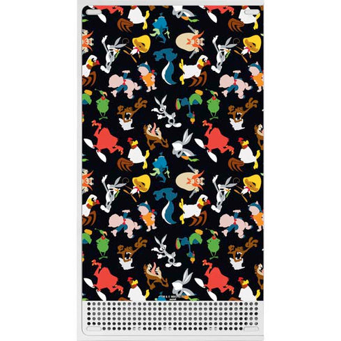 Looney Tunes Identity Pattern Xbox Series S Console Skin