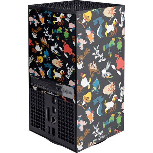 Looney Tunes Identity Pattern Xbox Series X Console Skin