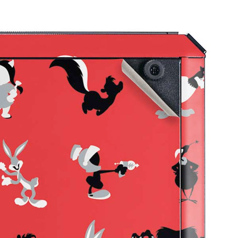 Looney Tunes Identity Red Pattern Cooler Master MasterBox Q300L Mini Tower Skin
