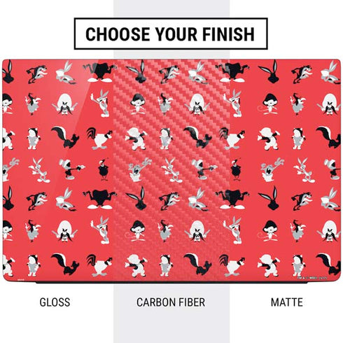 Looney Tunes Identity Red Pattern Dell Vostro Skin