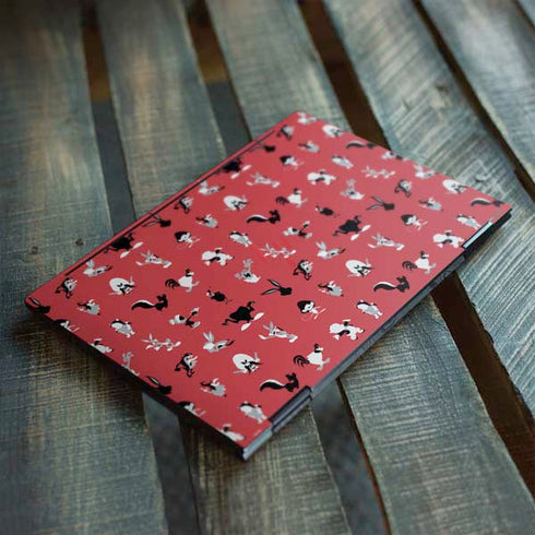 Looney Tunes Identity Red Pattern HP Envy Skin
