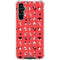 Looney Tunes Identity Red Pattern Galaxy A54 5G Clear Case