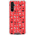 Looney Tunes Identity Red Pattern Galaxy A54 5G Clear Case