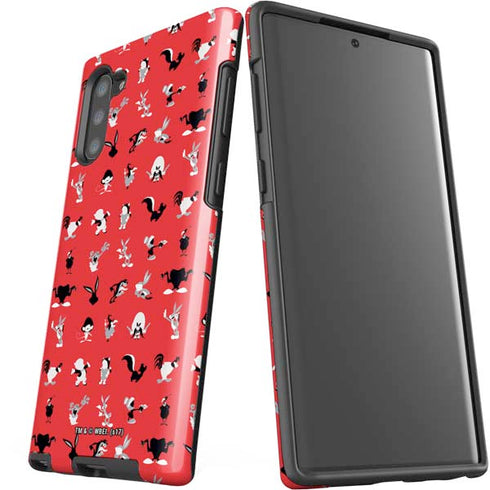 Looney Tunes Identity Red Pattern Galaxy Note 10 Pro Case