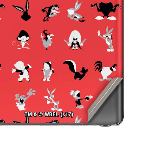 Looney Tunes Identity Red Pattern Galaxy Note20 5G Skin