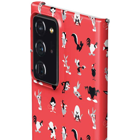 Looney Tunes Identity Red Pattern Galaxy Note20 Ultra 5G Lite Case
