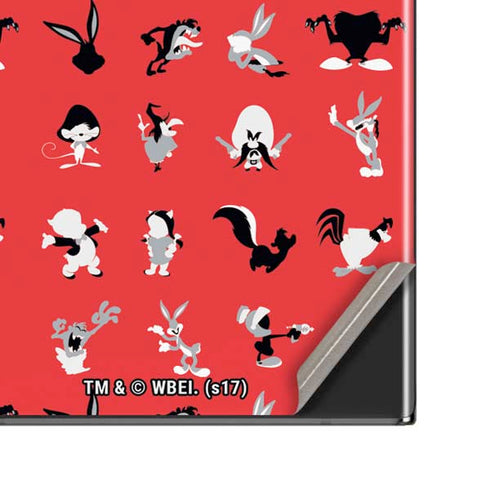 Looney Tunes Identity Red Pattern Galaxy Note20 Ultra 5G Skin