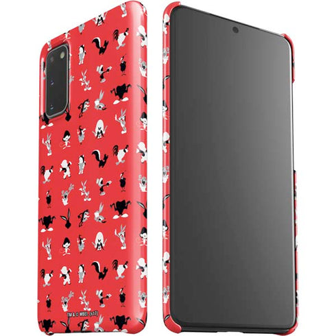 Looney Tunes Identity Red Pattern Galaxy S20 Lite Case