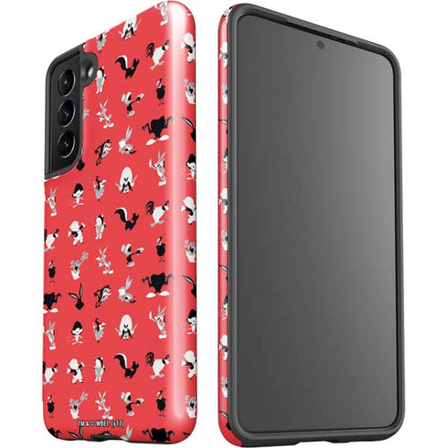 Looney Tunes Identity Red Pattern Galaxy S21 5G Pro Case