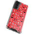 Looney Tunes Identity Red Pattern Galaxy S22 Clear Case