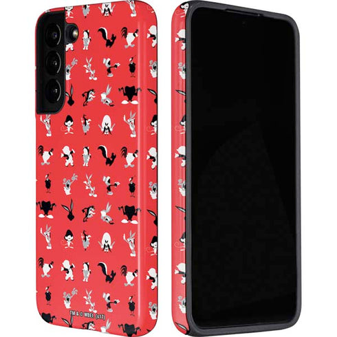 Looney Tunes Identity Red Pattern Galaxy S22 Pro Case