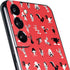 Looney Tunes Identity Red Pattern Galaxy S22 Skin