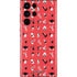 Looney Tunes Identity Red Pattern Galaxy S22 Ultra Skin