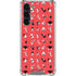Looney Tunes Identity Red Pattern Galaxy S23 Plus Clear Case