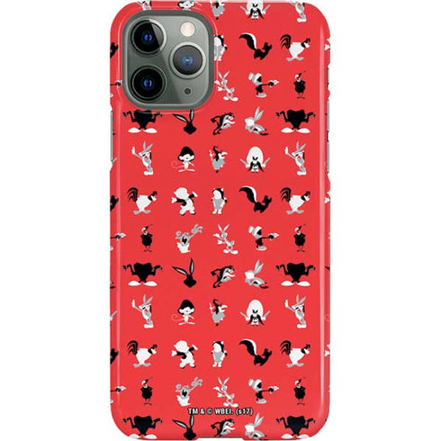 Looney Tunes Identity Red Pattern iPhone 11 Pro Lite Case